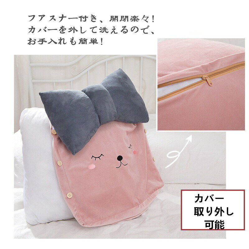 Rooty楽天市場店の背もたれ クッション ベッド 三角 大きい 三角クッション ソファー ソファークッション 読書 腰枕 ベッド用 リラックスクッション 三角枕 傾斜 枕 テレビ 座椅子 大きいサイズ おしゃれ インテリア ベット 背もたれクッション ベッド用｜アングル2