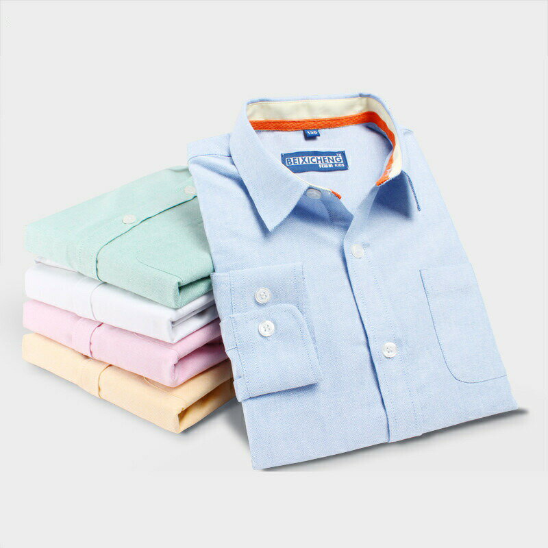 Rakuten - メール便　送料無料　　フォーマル シャツ 男の子　タキシードシャツ　子供服 ワイシャツ 長袖　　ピンク　ブルー　ホワイト　グリーン　イエロー et746z