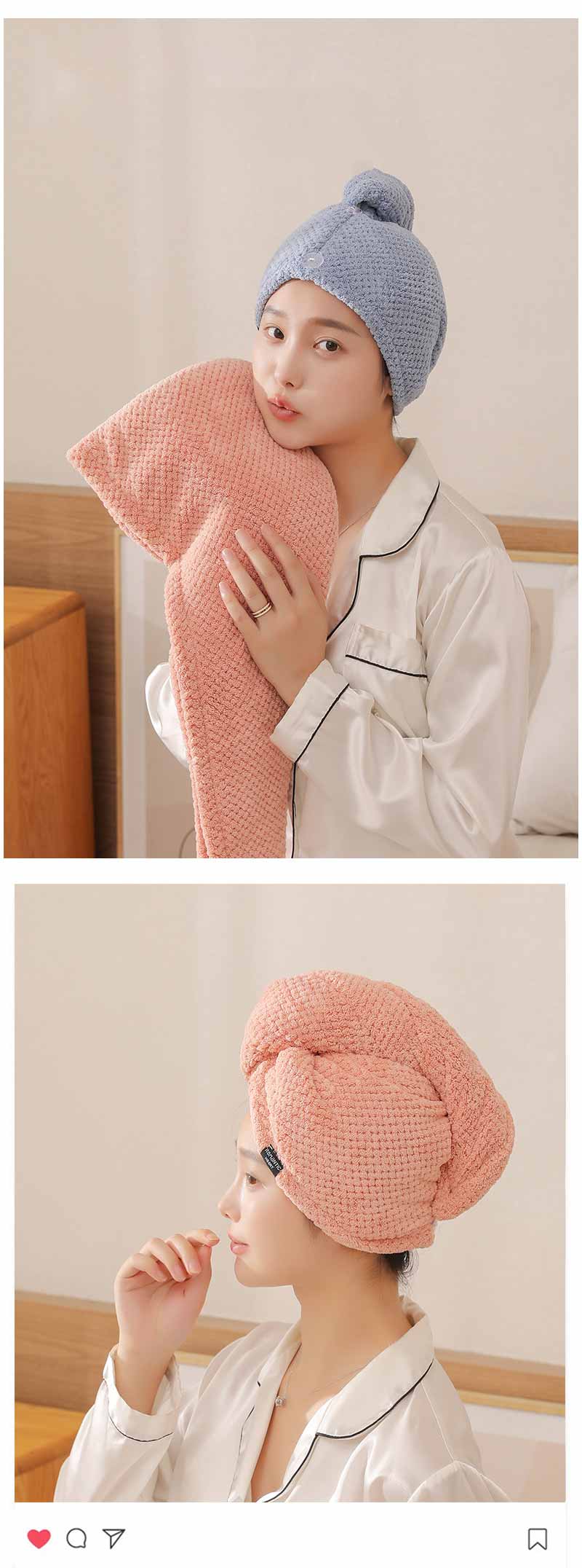 タオルキャップ 強力吸水 速乾性 ヘアタオル ヘッド スカーフ ヘッドタオル ドライヘアキャップ 拭き取り シャワーキャップ かわいいシャンプー シャワー キャップ ロングヘア