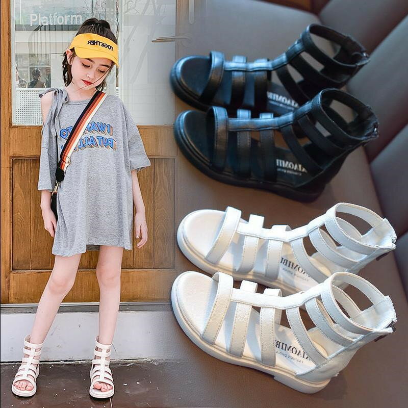 Rakuten - 女の子サンダル キッズ サンダル 女の子 子ども 子供 子供靴 お揃い 履きやすい リボン シューズ 海 リゾート ブラック ベージュ 夏　旅行
