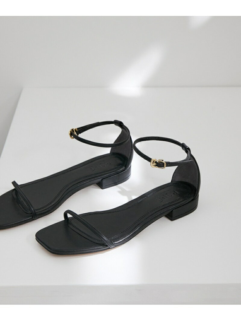 【雑誌掲載】アンクルストラップサンダル ROPE' ロペ シューズ・靴 サンダル ブラック ブルー【送料無料】[Rakuten Fashion]のサムネイル