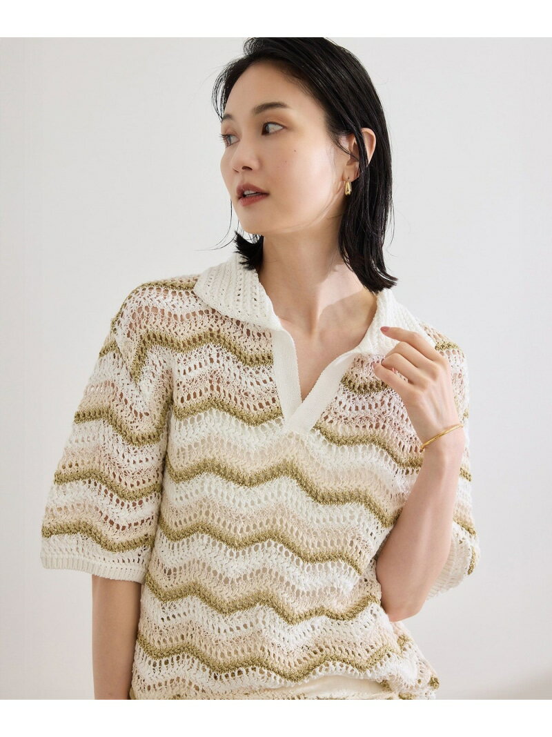 【SALE/60%OFF】【COOHEM(コーヘン)】ZIGZAG SUKASHI KNIT PULLOVER【WEB・一部店舗限定】【一部別注カラー】/洗える...