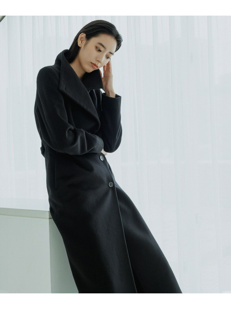 プレミアムカシミヤ ロングコート【逸品・マルチWAY】【25AW】 ROPE' ロペ ジャケット・アウター ステンカラーコート ブラウン ホワイト ブラック【先行予約】*【送料無料】[Rakuten Fashion]