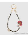 【一部店舗限定】HELLO KITTY チャーム付きストラップ(テレフォン) ROPE' ロペ 財布・ポーチ・ケース その他の財布・ポーチ・ケース ブラック[R...