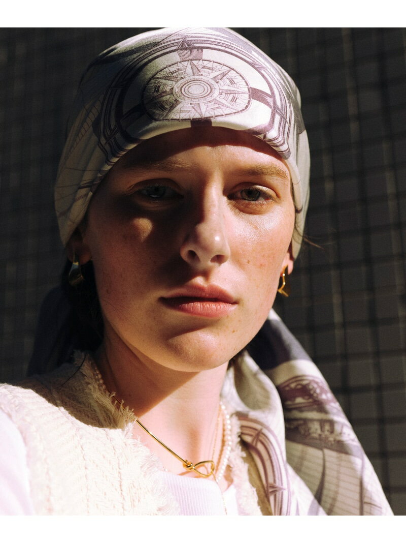 シルクスカーフ/LLサイズ ROPE' ロペ ファッション雑貨 スカーフ・バンダナ グレー【送料無料】[Rakuten Fashion]