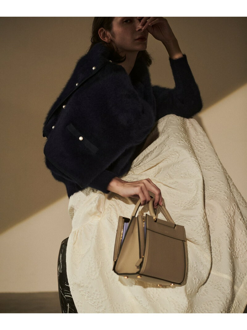 【SALE／50%OFF】【E'POR】W BAG Mini 【メディア掲載】 ROPE' ロペ バッグ ハンドバッグ パープル ベ..