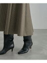 【雑誌掲載】リアルレザーヒールロングブーツ ROPE' ロペ シューズ・靴 ブーツ ブラック ブラウン【送料無料】[Rakuten Fashion]