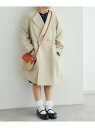 【SALE/60%OFF】【KIDS】UVカット/ノーカラートレンチコート/リンクコーデ ROPE' PICNIC KIDS ロペピクニック ジャケット・アウタ...