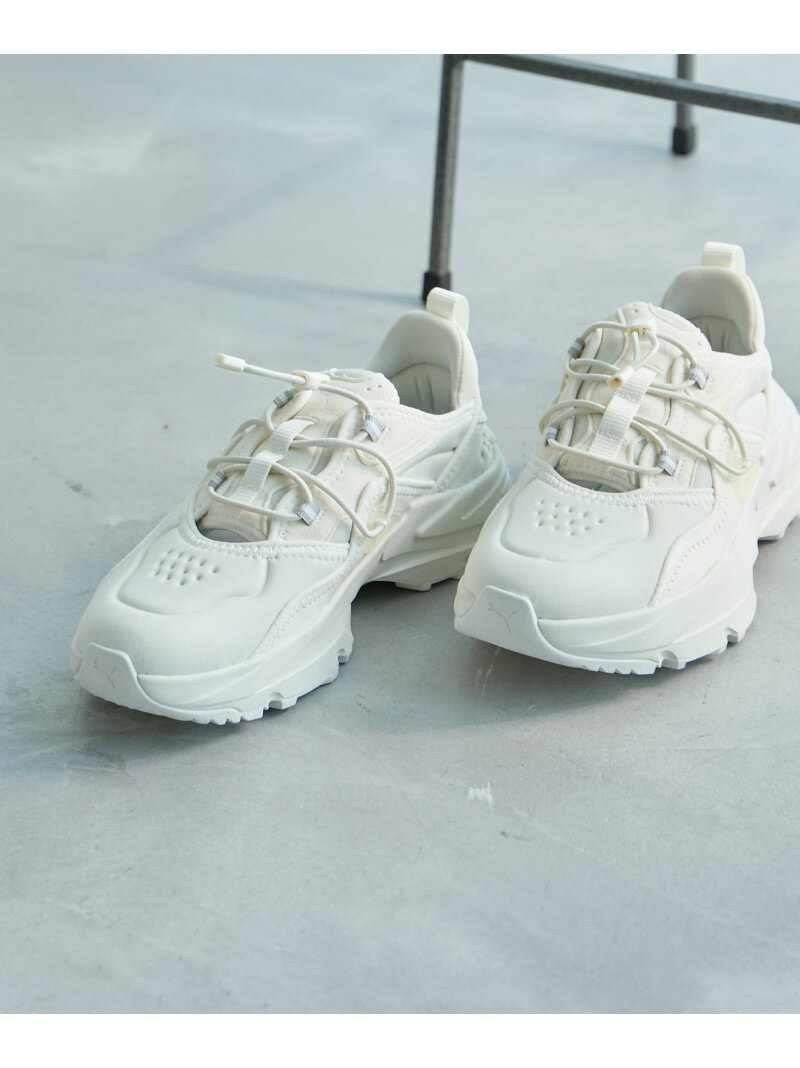 ロぺピクニック サンダル レディース 【WEB限定】【PUMA/プーマ】オーキッドサンダル ROPE' PICNIC PASSAGE ロペピクニック シューズ・靴 スニーカー ホワイト【送料無料】[Rakuten Fashion]