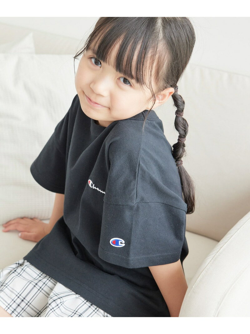 yKIDSzyChampion/`sIzBASIC LOOSE FIT TVc ROPE' PICNIC KIDS ysNjbN gbvX Jbg\[ETVc ubN zCg u[[Rakuten Fashion]