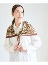 90*90 アソートビンテージライクパターンスカーフ ROPE' PICNIC PASSAGE ロペピクニック ファッション雑貨 スカーフ・バンダナ ブルー ブ...