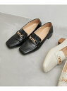 【SALE/50%OFF】スクエアトゥビットローファーバブーシュ ROPE' PICNIC PASSAGE ロペピクニック シューズ・靴 ローファー ピンク ホ...