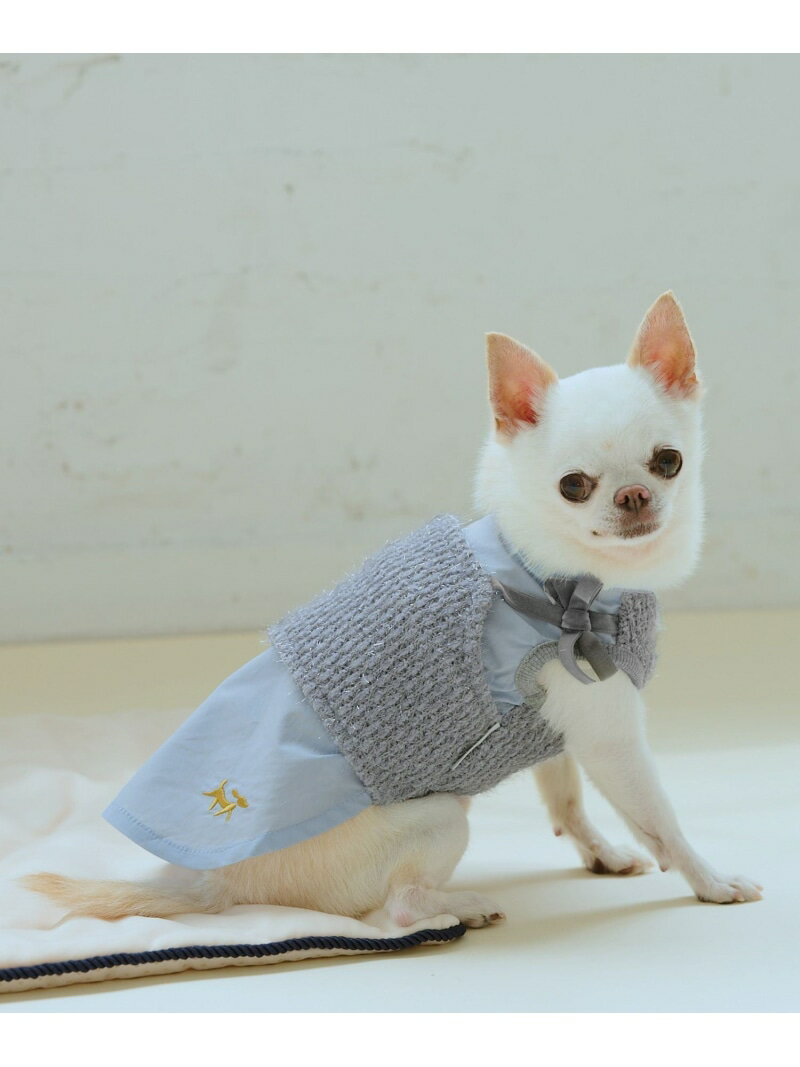 【DOG】ビスチェレイヤード風シャツ ROPE' PICNIC PASSAGE ロペピクニック ペット用品 ペットウェア・..