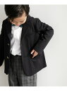 ロペピクニック ジャケット レディース 【BOYS】入卒式にも/ポンチジャケット/セットアップ対応 ROPE' PICNIC ロペピクニック ジャケット・アウター テーラードジャケット・ブレザー ブラック【送料無料】[Rakuten Fashion]