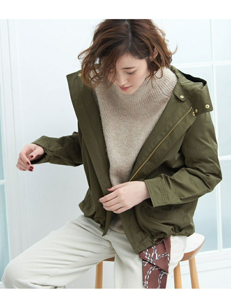 [Rakuten Fashion]【SALE／50%OFF】【撥水加工】ライナー付きマウンテンパーカー ROPE' PICNIC ロペピクニック コート/ジャケット マウンテンパーカー カーキ ベージュ ネイビー【RBA_E】【送料無料】