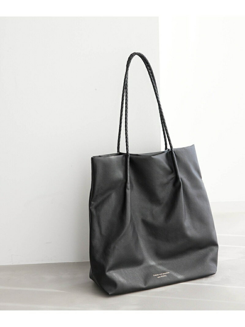 【新色追加】洗えるメッシュハンドルA4トートバッグ ROPE' PICNIC PASSAGE ロペピクニック バッグ トートバッグ ブラック ホワイト ブラウン グリーン ピンク オレンジ[Rakuten Fashion]のサムネイル