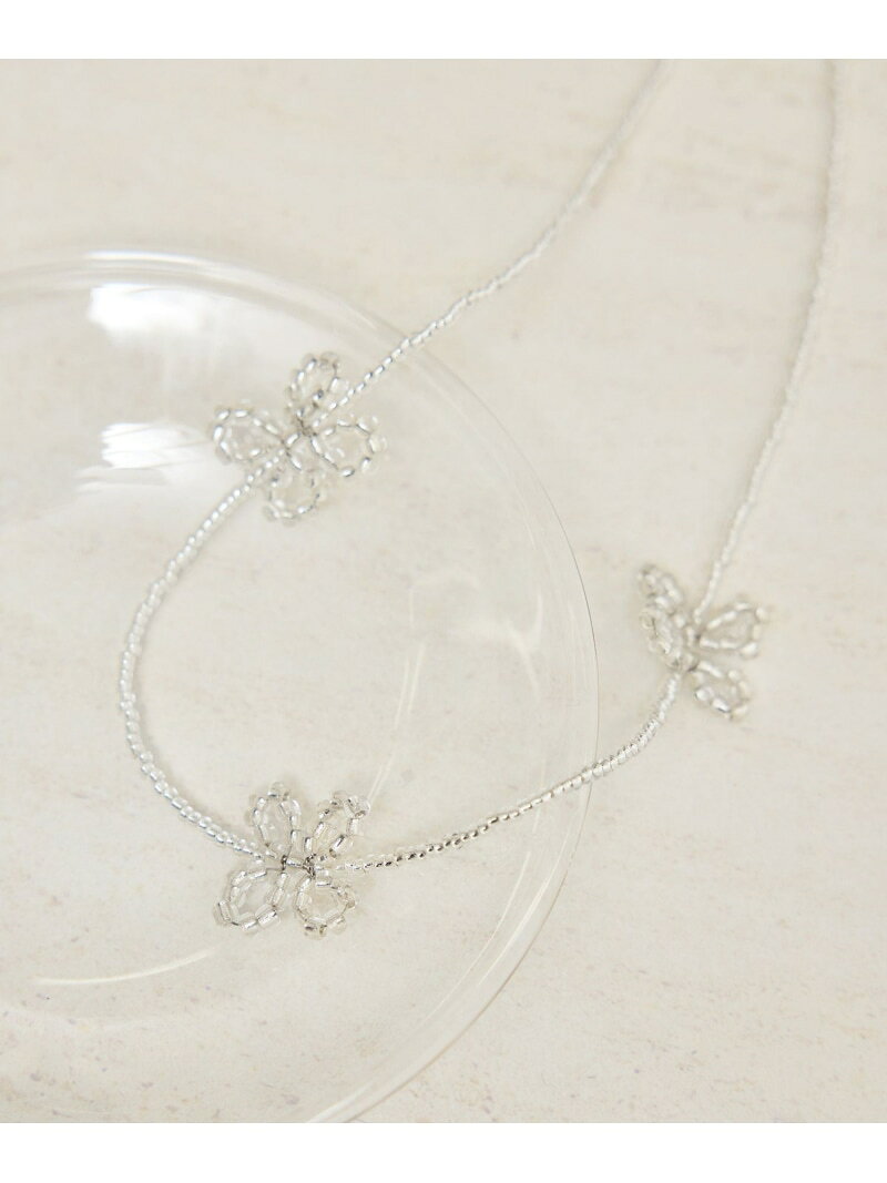 【SALE／50%OFF】フラワーショートネックレス ROPE' PICNIC PASSAGE ロペピクニック アクセサリー・腕時計 ネックレス ホワイト【RBA_E】[Rakuten Fashion] ropepicnic-10024462 ROPE PICNIC/ロペピクニック サンプル画像3