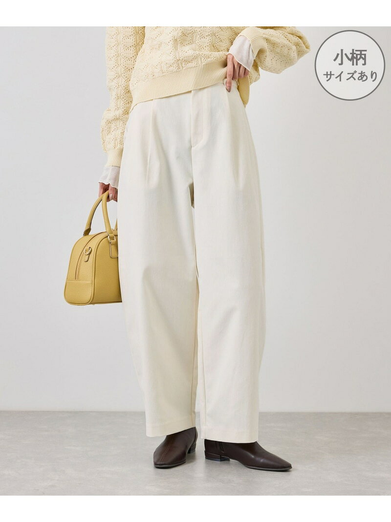 コクーンシルエットパンツ/体型カバー ROPE' PICNIC ロペピクニック パンツ その他のパンツ カーキグリーン ホワイト ブラック【先行予約】*【送料無料】[Rakuten Fashion] ropepicnic-10025763 ROPE PICNIC/ロペピクニック サンプル画像3