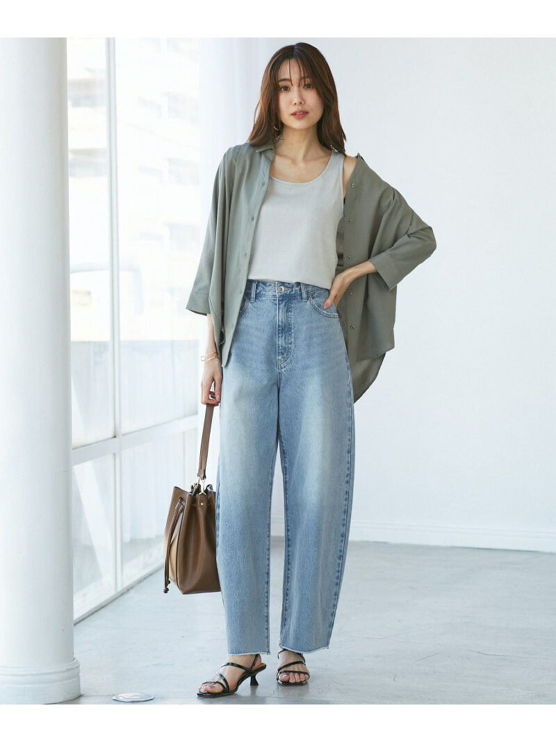 【emur/エミュール】カービーデニムパンツ ROPE' PICNIC ロペピクニック パンツ ジーンズ・デニムパンツ グレー ブルー【送料無料】[Rakuten Fashion] ropepicnic-10023952 ROPE PICNIC/ロペピクニック サンプル画像3