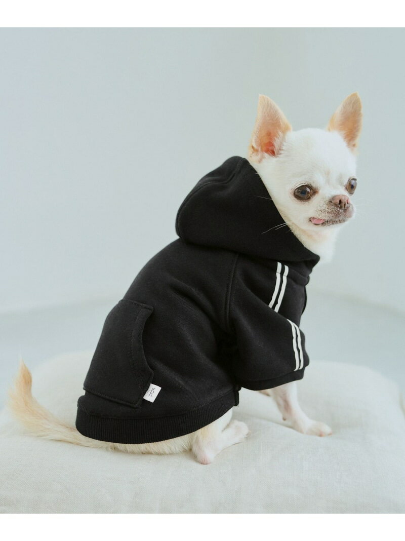 【DOG】サイドラインパーカー/リンクコーデ ROPE' PICNIC PASSAGE ロペピクニック ペット用品 ペットウ..