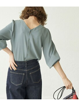 【SALE／30%OFF】【セットアップ対応】【前後2WAY】 ボリュームスリーブブラウス ROPE' PICNIC ロペピクニック シャツ/ブラウス シャツ/ブラウスその他 ベージュ ホワイト グリーン ネイビー【RBA_E】[Rakuten Fashion]