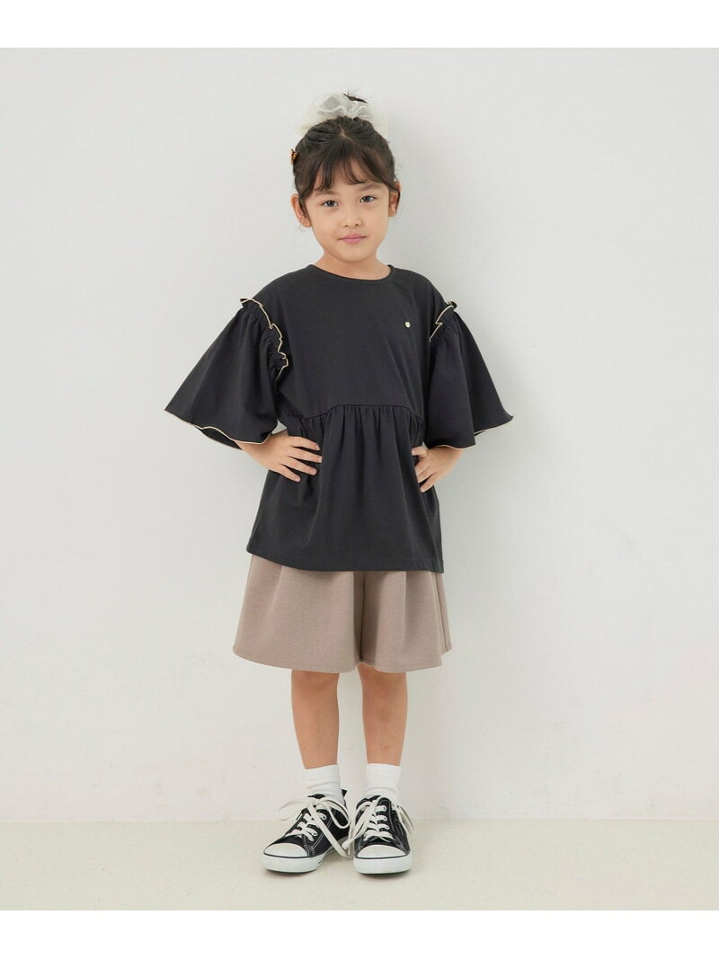【SALE／55%OFF】【KIDS】オーバーサイズチュニックトップス ROPE' PICNIC KIDS ロペピクニック トップス カットソー・Tシャツ グレー カーキグリーン【RBA_E】[Rakuten Fashion] - 3