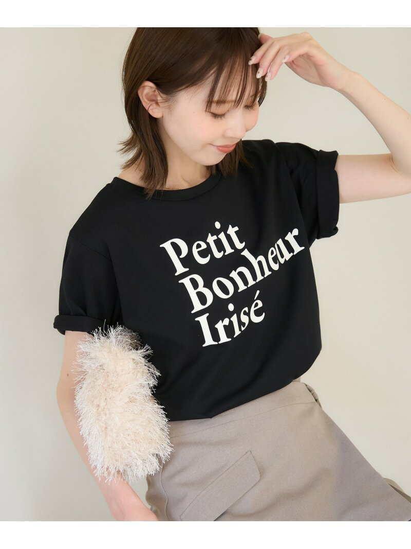 【SALE／24%OFF】RENUロゴTシャツ/接触冷感 ROPE' PICNIC ロペピクニック トップス カットソー・Tシャツ ブラック ホワイト【RBA_E】[Rakuten Fashion]のサムネイル