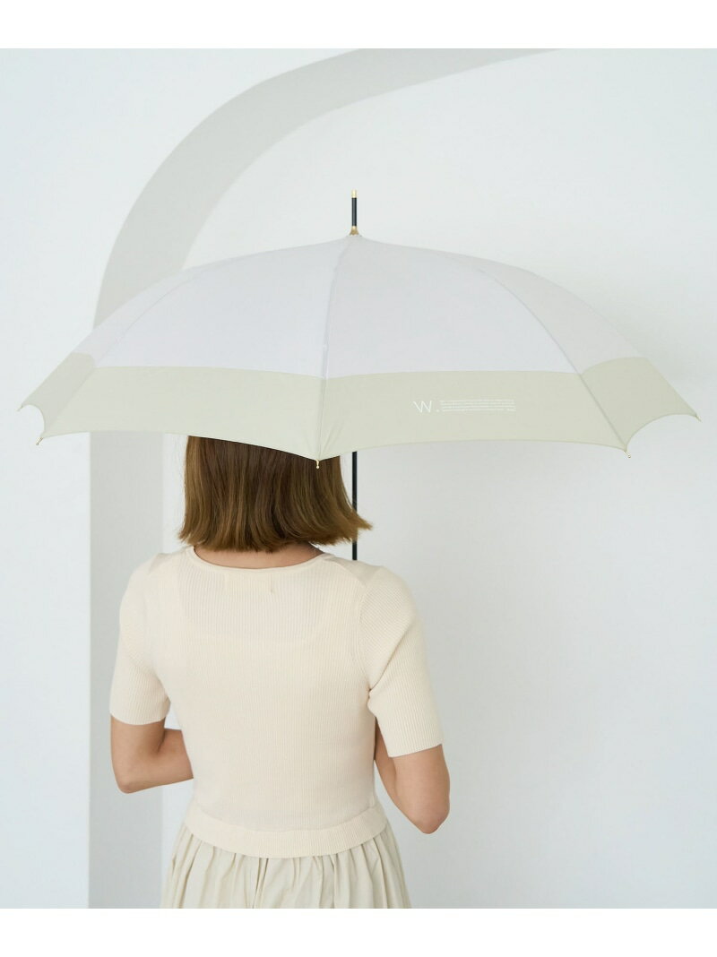 【Wpc.】晴雨兼用/切り継ぎプレーンアンブレラ ROPE' PICNIC PASSAGE ロペピクニック ファッション雑貨..