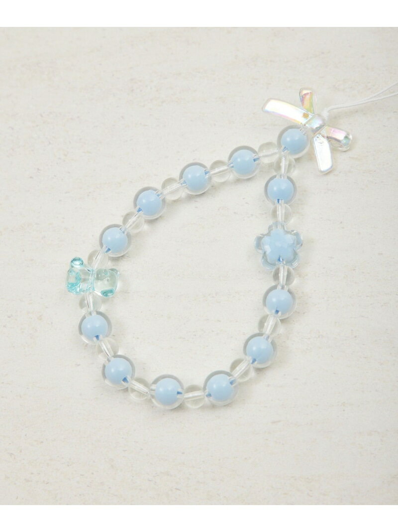 【SALE／30%OFF】リボン・ハートモチーフバラエティストラップ ROPE' PICNIC PASSAGE ロペピクニック スマホグッズ・オーディオ機器 その他のスマホグッズ・オーディオ機器 ブルー ピンク シルバー ネイビー【RBA_E】[Rakuten Fashion]