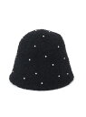 【SALE/30%OFF】パール付きベルハット ROPE' PICNIC PASSAGE ロペピクニック 帽子 ハット ホワイト ブラック【RBA_E】[Rak...