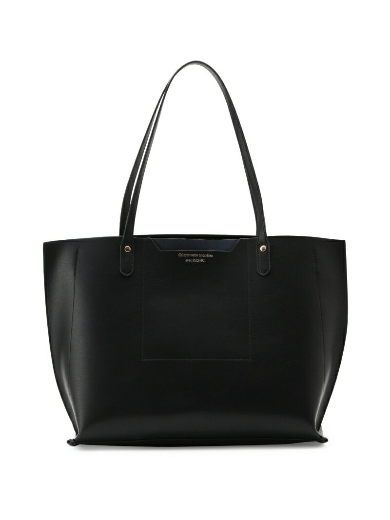 【WEB限定カラー:キナリ,ライトグリーン】軽量平カシメ3層A4トートバッグ ROPE' PICNIC PASSAGE ロペピクニック バッグ トートバッグ ブラック グレー ホワイト ベージュ グリーン【送料無料】[Rakuten Fashion]のサムネイル