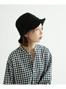 【SALE／40%OFF】リンクルチェックチューリップハット ROPE' PICNIC PASSAGE ロペピクニック 帽子 ハット ブラック ホワイト【RBA_E】[Rakuten Fashion]