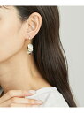 【SALE/50%OFF】ボリュームシェルピアス ROPE' PICNIC PASSAGE ロペピクニック アクセサリー・腕時計 ピアス グレー ホワイト【RB...