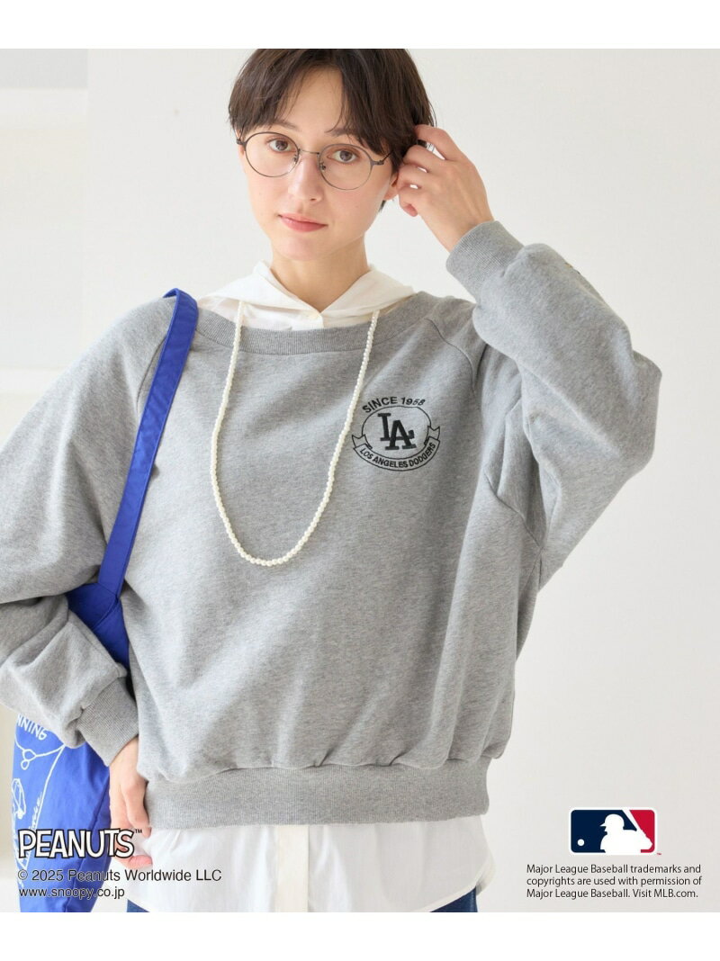 【PEANUTS*MLB COLLECTION by ROPE' PICNIC】オフショルスウェット ROPE' PICNIC ロペピクニック トップス スウェット・トレーナー ブラウン グレー【送料無料】[Rakuten Fashion]のサムネイル