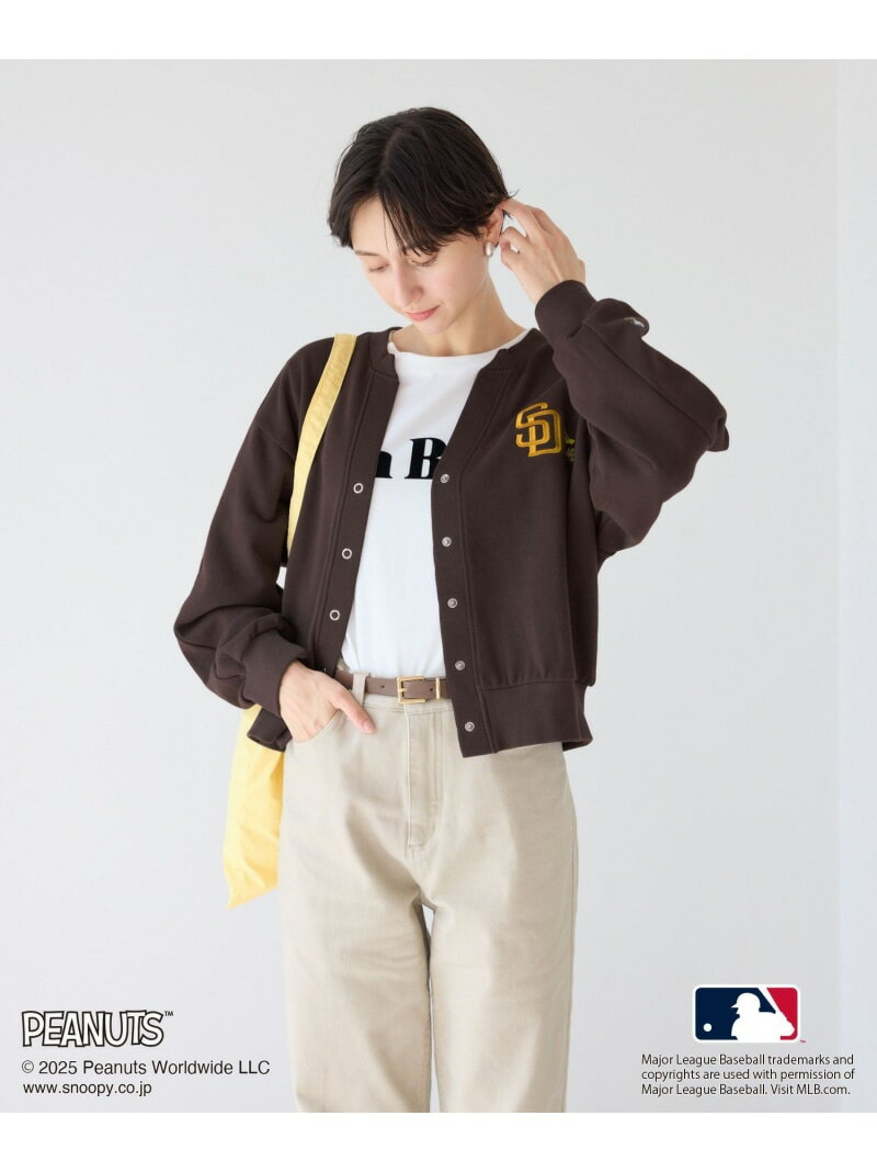 【SALE／23%OFF】【PEANUTS*MLB COLLECTION by ROPE' PICNIC】カーディガン ROPE' PICNIC ロペピクニック トップス カーディガン ブラウン グレー【RBA_E】【送料無料】[Rakuten Fashion]のサムネイル