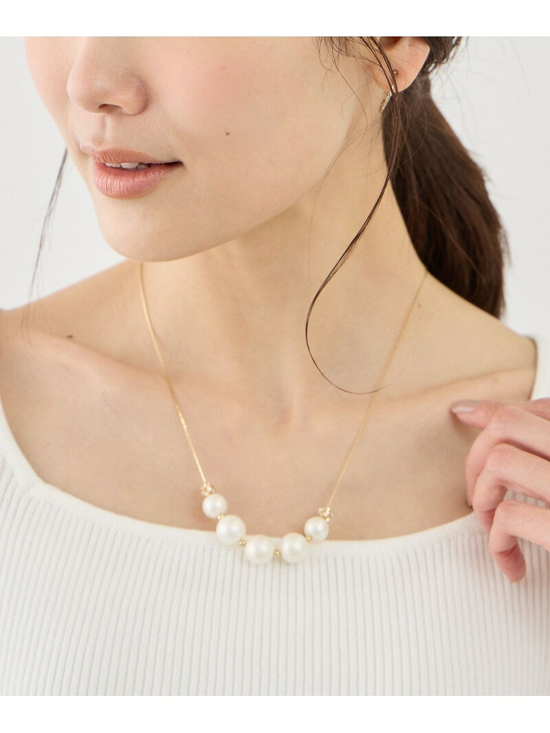 ロンデル*パールネックレス ROPE' PICNIC PASSAGE ロペピクニック アクセサリー・腕時計 ネックレス シルバー ゴールド[Rakuten Fashion] ropepicnic-10025137 ROPE PICNIC/ロペピクニック サンプル画像3