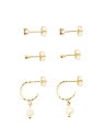 【SALE/50%OFF】淡水パールミニフープピアスセット ROPE' PICNIC PASSAGE ロペピクニック アクセサリー・腕時計 ピアス ゴールド シ...