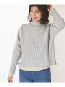 【SALE/50%OFF】杢リブ切り替えニットプルオーバー/静電気防止 ROPE' PICNIC ロペピクニック トップス ニット グレー ベージュ【RBA_E...