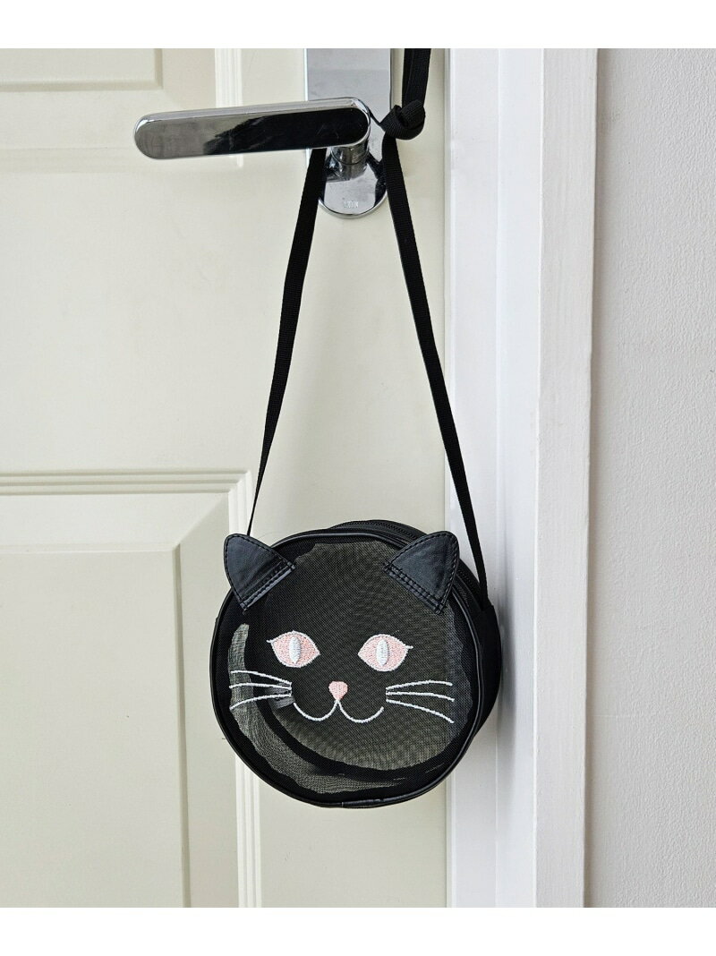 【SALE／50%OFF】【KIDS】【Casselini/キャセリーニ】ねこポシェット ROPE' PICNIC KIDS ロペピクニック バッグ ショルダーバッグ ブラック ホワイト【RBA_E】[Rakuten Fashion]のサムネイル