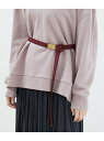 【SALE/40%OFF】20mmスエード調ガチャベルト ROPE' PICNIC PASSAGE ロペピクニック ファッション雑貨 ベルト ブラウン レッド【...
