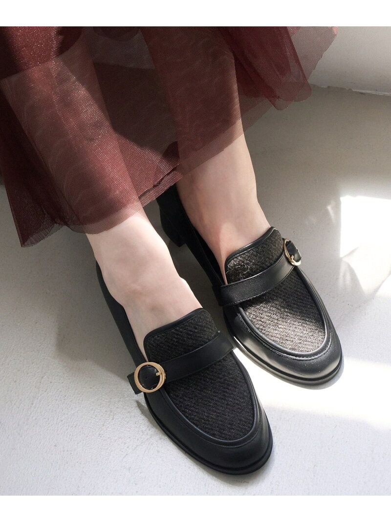 【SALE／5%OFF】ヒールアップローファー ROPE' PICNIC PASSAGE ロペピクニック シューズ・靴 ローファー ブラック【RBA_E】【先行予約】*【送料無料】[Rakuten Fashion] ropepicnic-10025800 ROPE PICNIC/ロペピクニック サンプル画像2