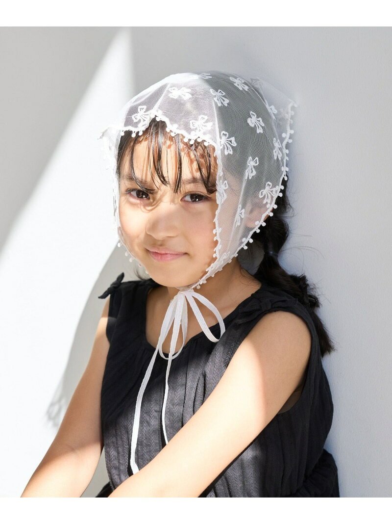【KIDS/キッズ】リボンレースバブーシュカ ROPE' PICNIC KIDS ロペピクニック ヘア...