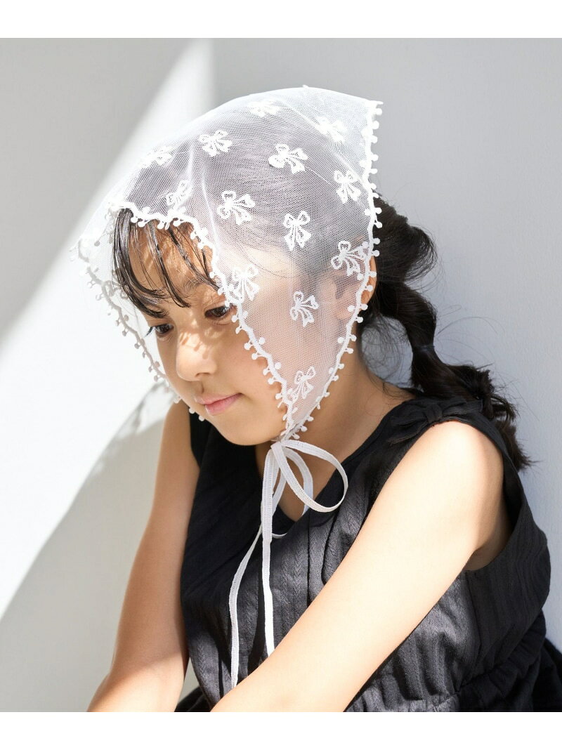 【KIDS/キッズ】リボンレースバブーシュカ ROPE' PICNIC KIDS ロペピクニック ヘア...
