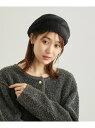 【SALE/50%OFF】シャギーベレー帽 ROPE' PICNIC PASSAGE ロペピクニック 帽子 ハンチング・ベレー帽 ブラック グレー ホワイト【R...