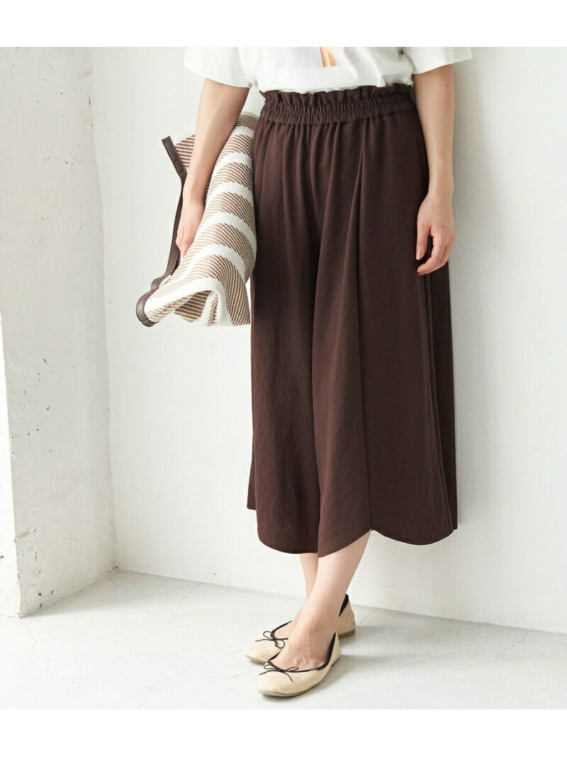 【SALE／28%OFF】ナチュラルソフトイレヘムスカンツ ROPE' PICNIC ロペピクニック パンツ その他のパンツ ブラウン ベージュ グリーン ネイビー【RBA_E】[Rakuten Fashion]のサムネイル