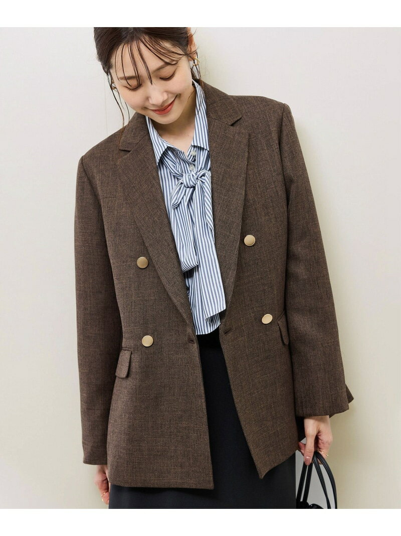 【SALE／5%OFF】スリートーンツイードジャケット/セットアップ対応 ROPE' PICNIC ロペピクニック ジャ..