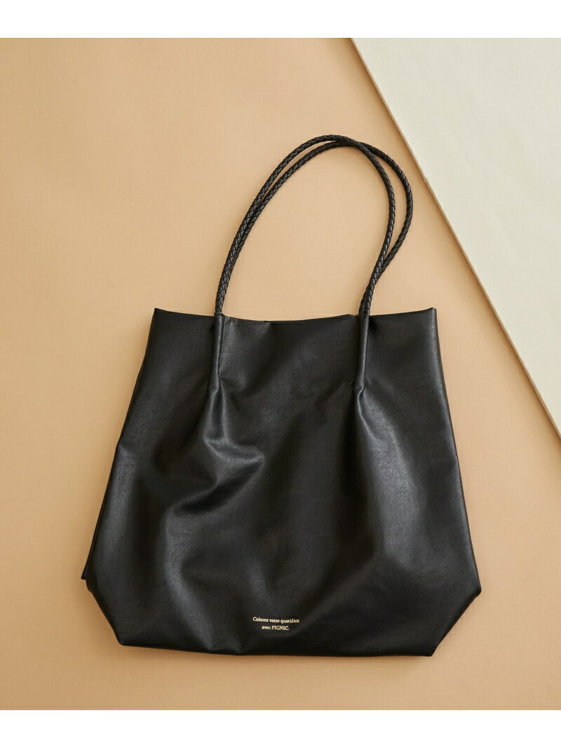 新色追加/洗えるメッシュハンドルA4トートバッグ ROPE' PICNIC PASSAGE ロペピクニック バッグ トートバッグ ブラック ホワイト グリーン オレンジ シルバー[Rakuten Fashion]のサムネイル