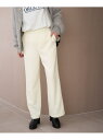 【SALE/50%OFF】ワイドパンツ/防汚加工 ROPE' PICNIC ロペピクニック パンツ その他のパンツ ホワイト【RBA_E】[Rakuten Fa...