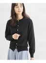 【SALE／30%OFF】ENERGYシリーズ/ゴールドボタンカーディガン ROPE' PICNIC ロペピクニック トップス カーディガン ブラック【RBA_E】[Rakuten Fashion]