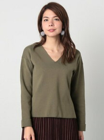 【SALE／60%OFF】ミラノリブVネックTOPS ROPE' PICNIC ロペピクニック ニット 長袖ニット カーキ ブラック ブルー ホワイト ピンク【RBA_E】[Rakuten Fashion]